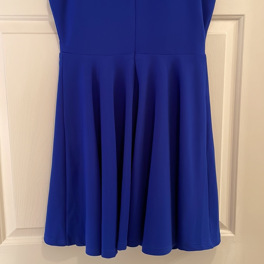 ⭐️SOLD - NWOT Lulus Royal Blue Darling Delight Skater Fit N Flare Dress. - Picture 10 of 14